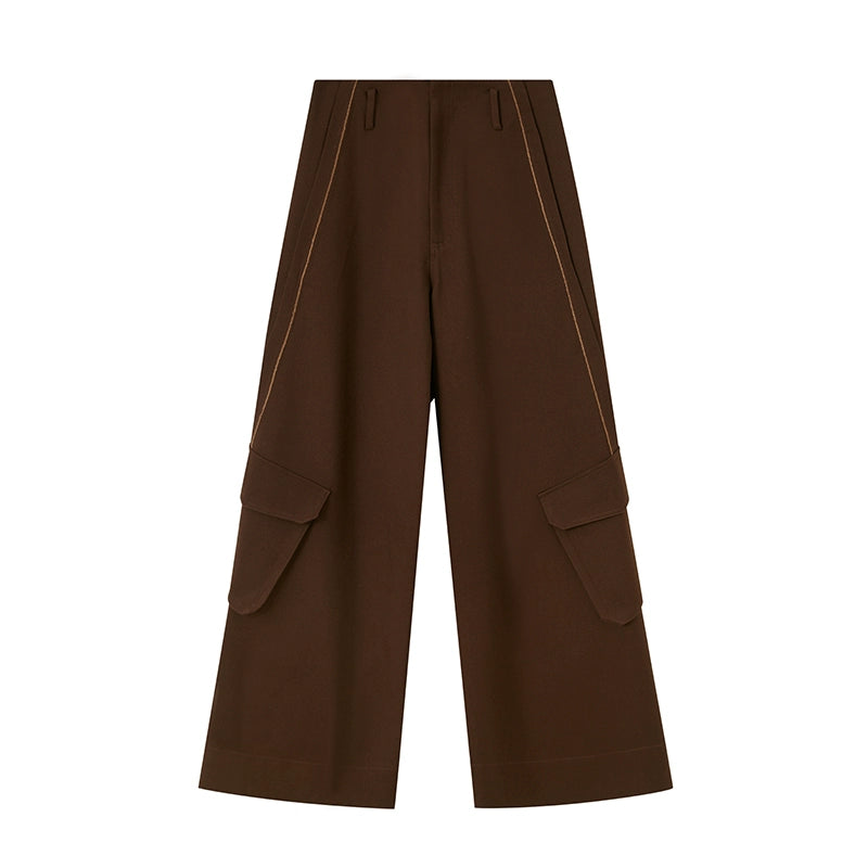 Relaxed Silhouette Split Pants