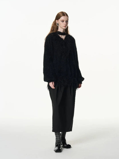 Imitation mink loose thick coat