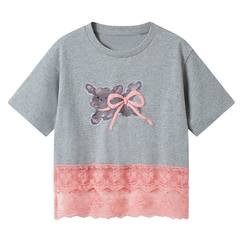 Summer Bow-Detail Running Tee