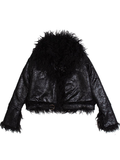 Punk fur jacket