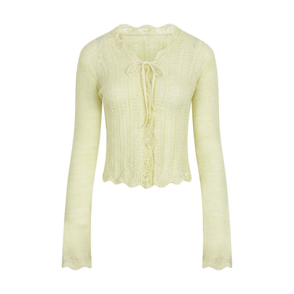 Sweet Lace Knitted Sweater