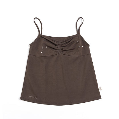 Versatile Dark Coffee-Colored Camisole