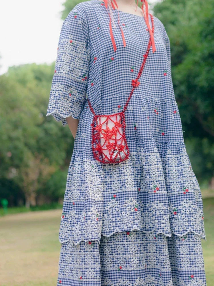 Embroidered doll style dress