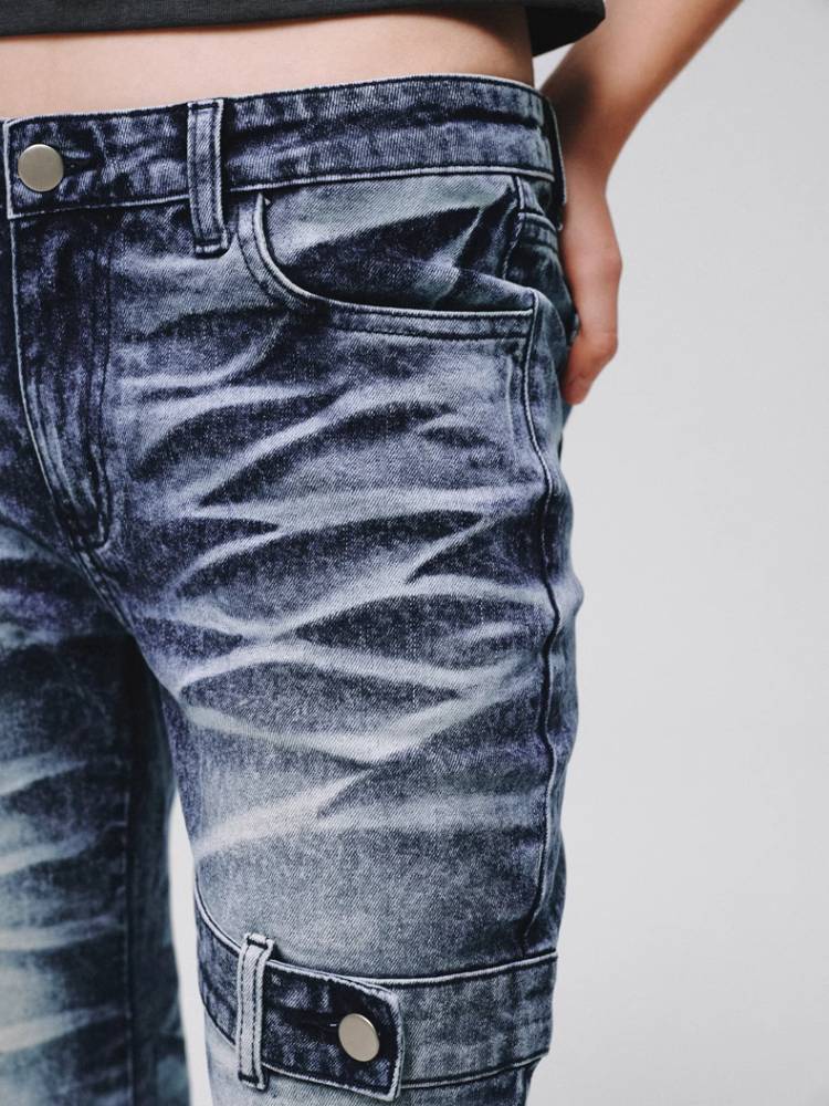 Stretch bootcut jeans