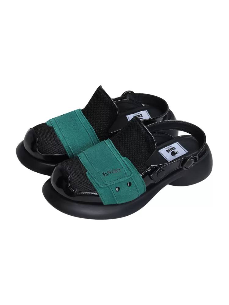 Buckle belt sandals