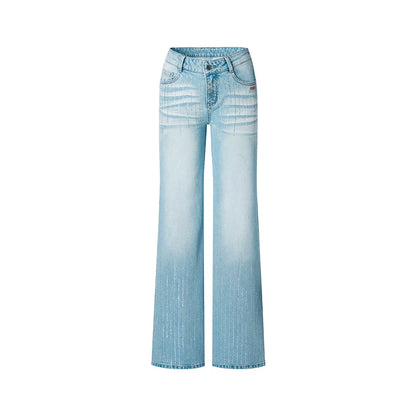 Shiny Vintage Denim Pants