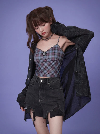 Cute plaid camisole