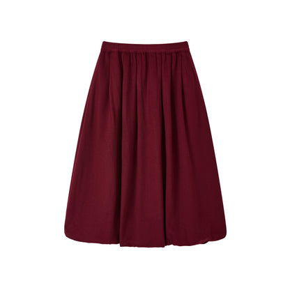 Velvet Knit Midi Skirt