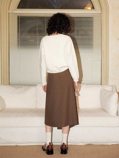 Design retro A-line skirt