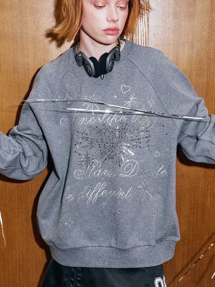 Embroidered sweatshirt