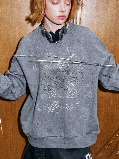 Embroidered sweatshirt