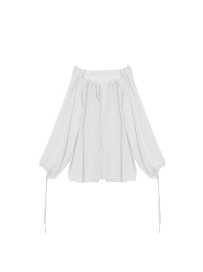 Sunscreen Lace-Up Shirt