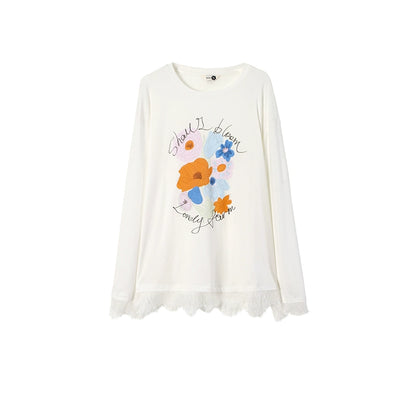 Square Streamer Printed Top