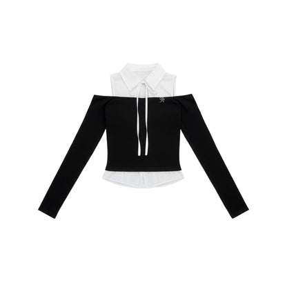 Slim-Fit Off-Shoulder Top Set-Up