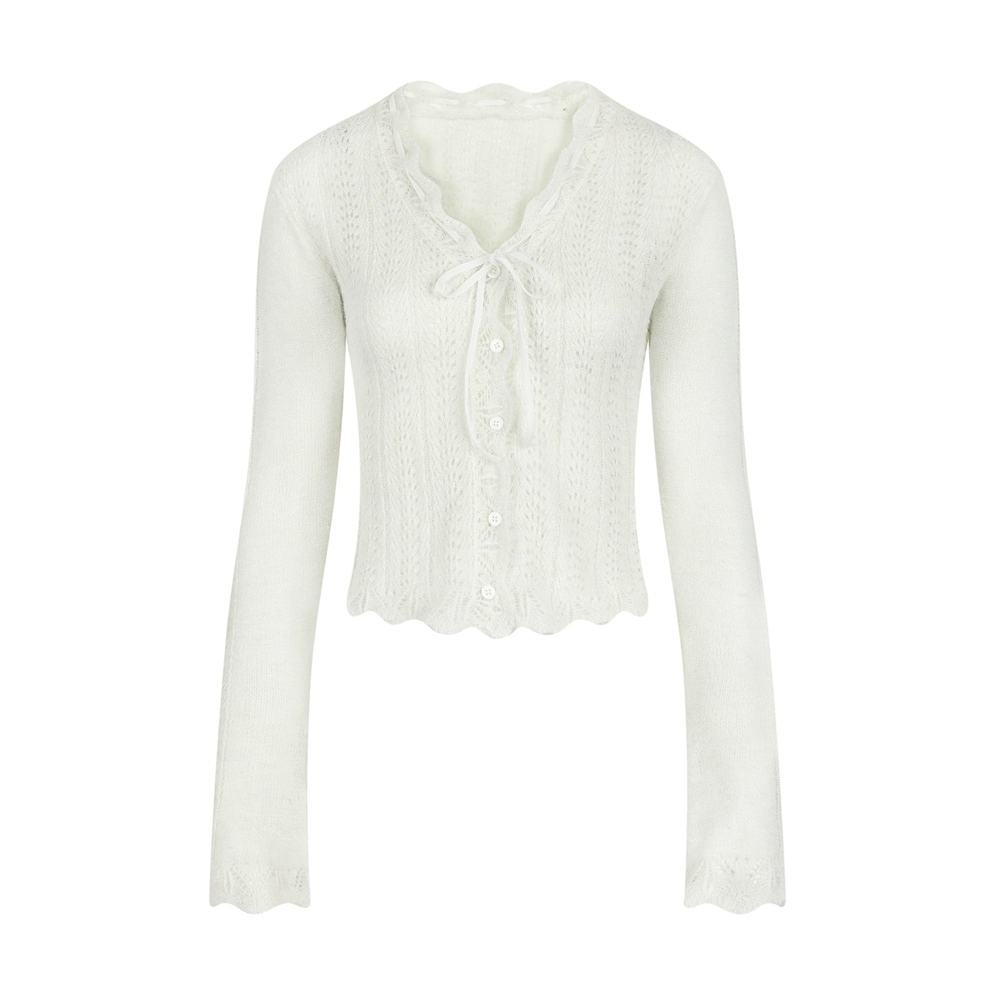 Sweet Lace Knitted Sweater