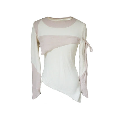 Luxury White Pink Top