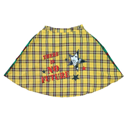 Punk Plaid Layered Skirt