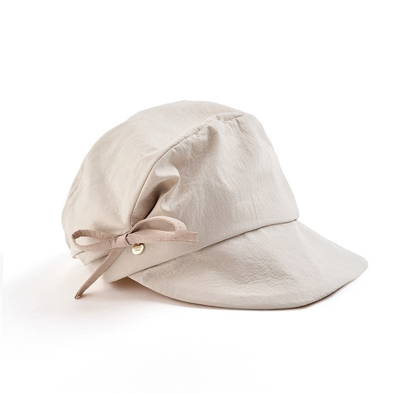 Irregular Pleats Newsboy Cap