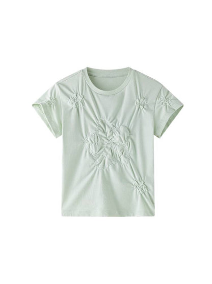 Round neck short t-shirt