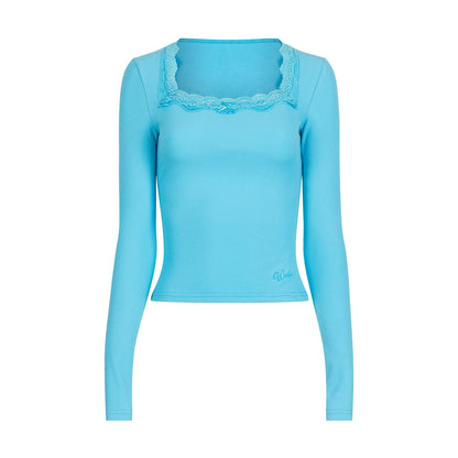 Long Sleeve Lace T-Shirt