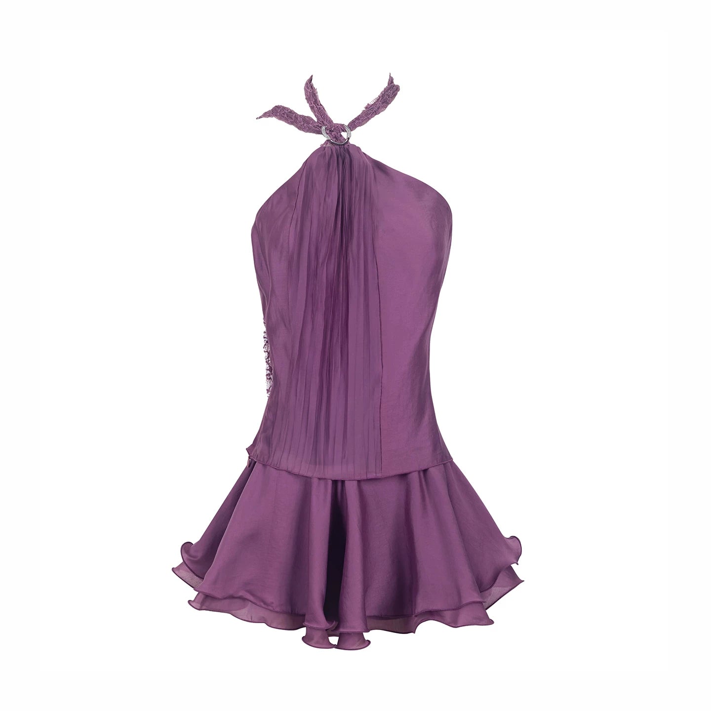 Chiffon Ruffle Skirt Set