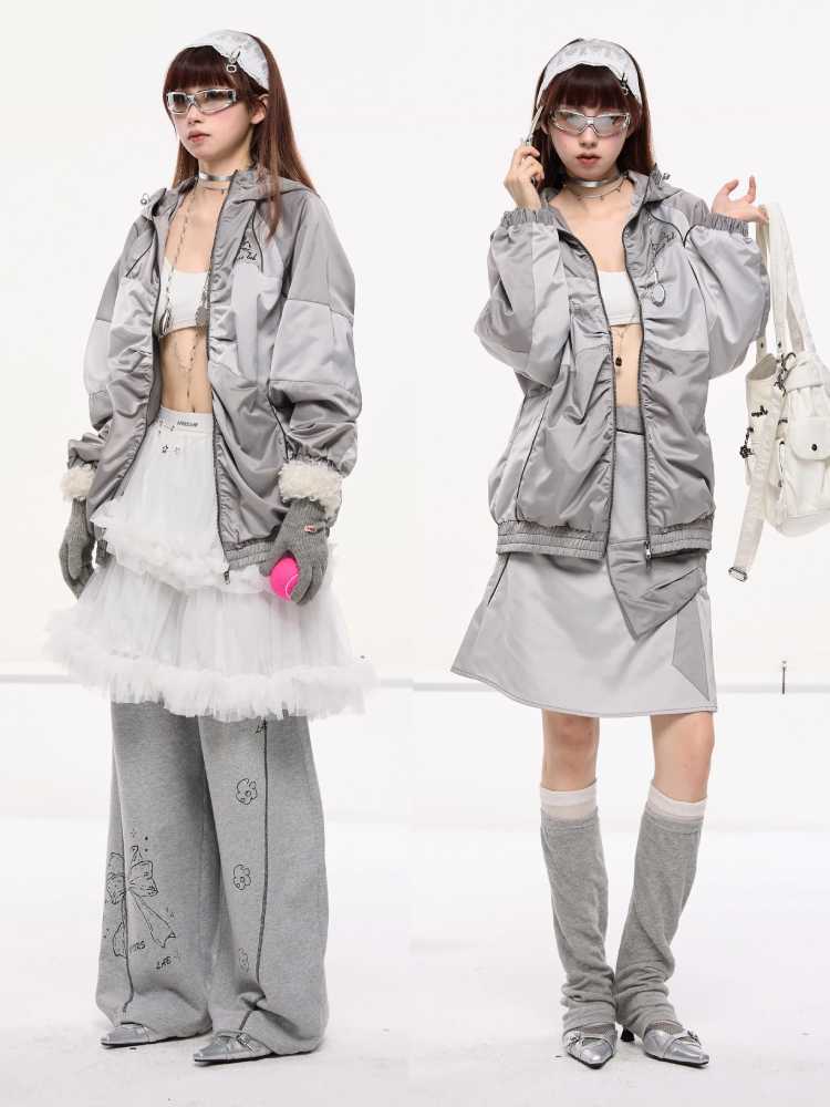 Silver stitch coat