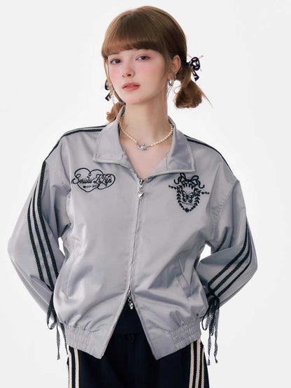 Retro sports style jacket