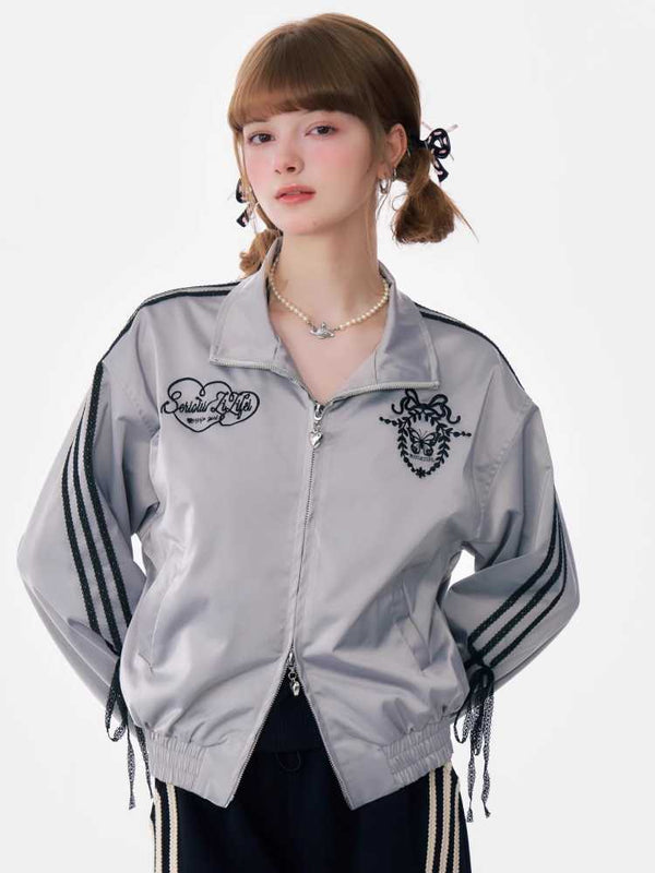 Retro sports style jacket