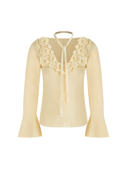 Autumn Flared Knit Top