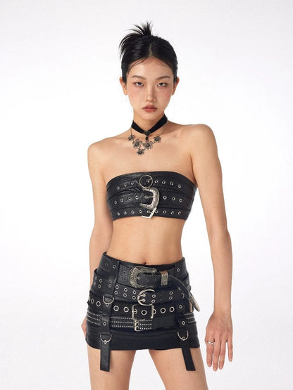 Belt-style tube top