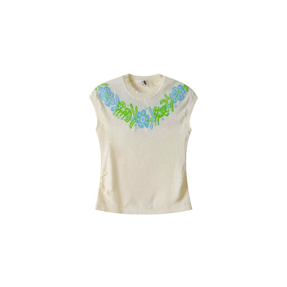 Little Horse Jacquard Cotton Top