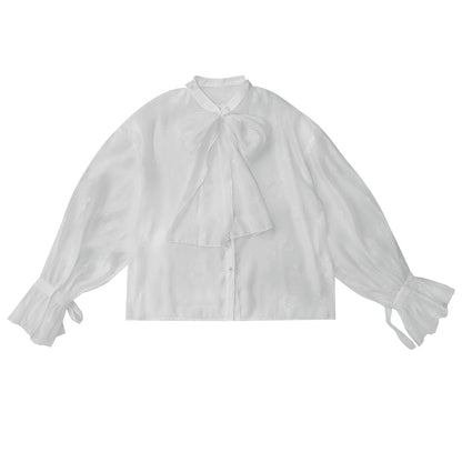 Fairy Tale Jacquard Puff Shirt