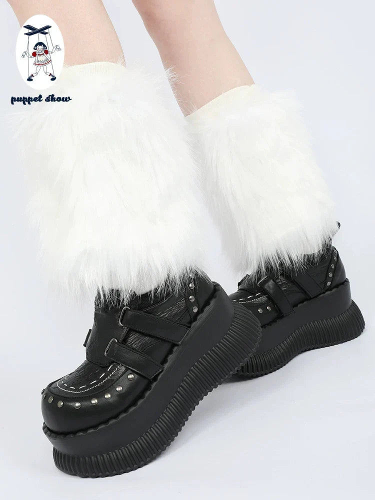 Punk style platform shoes