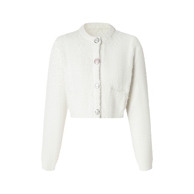 Frost Button Knit Cardigan