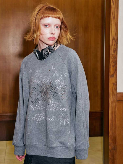 Embroidered sweatshirt