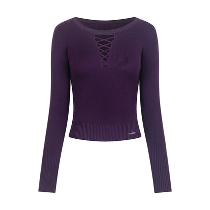 Sweet Strap Slim Knitwear