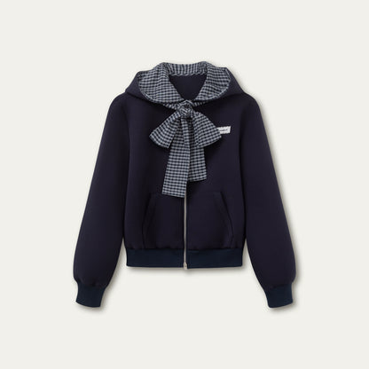 Comfort Bow Skirt Sweatshirt Set-Up