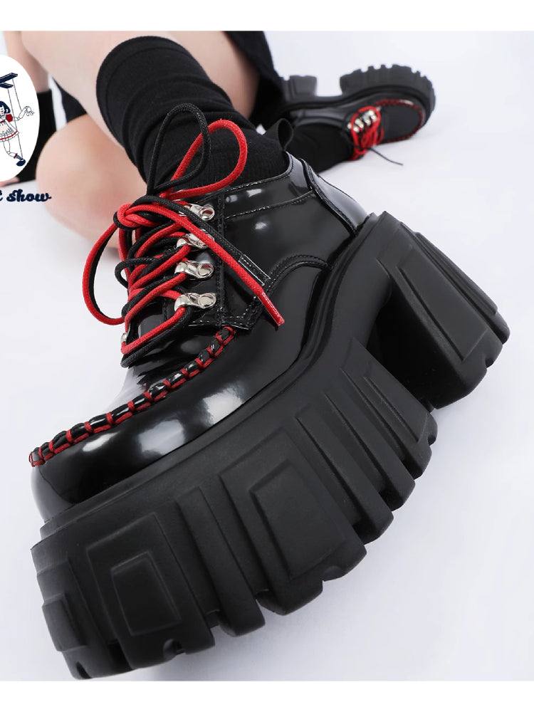 Cyberpunk style platform shoes