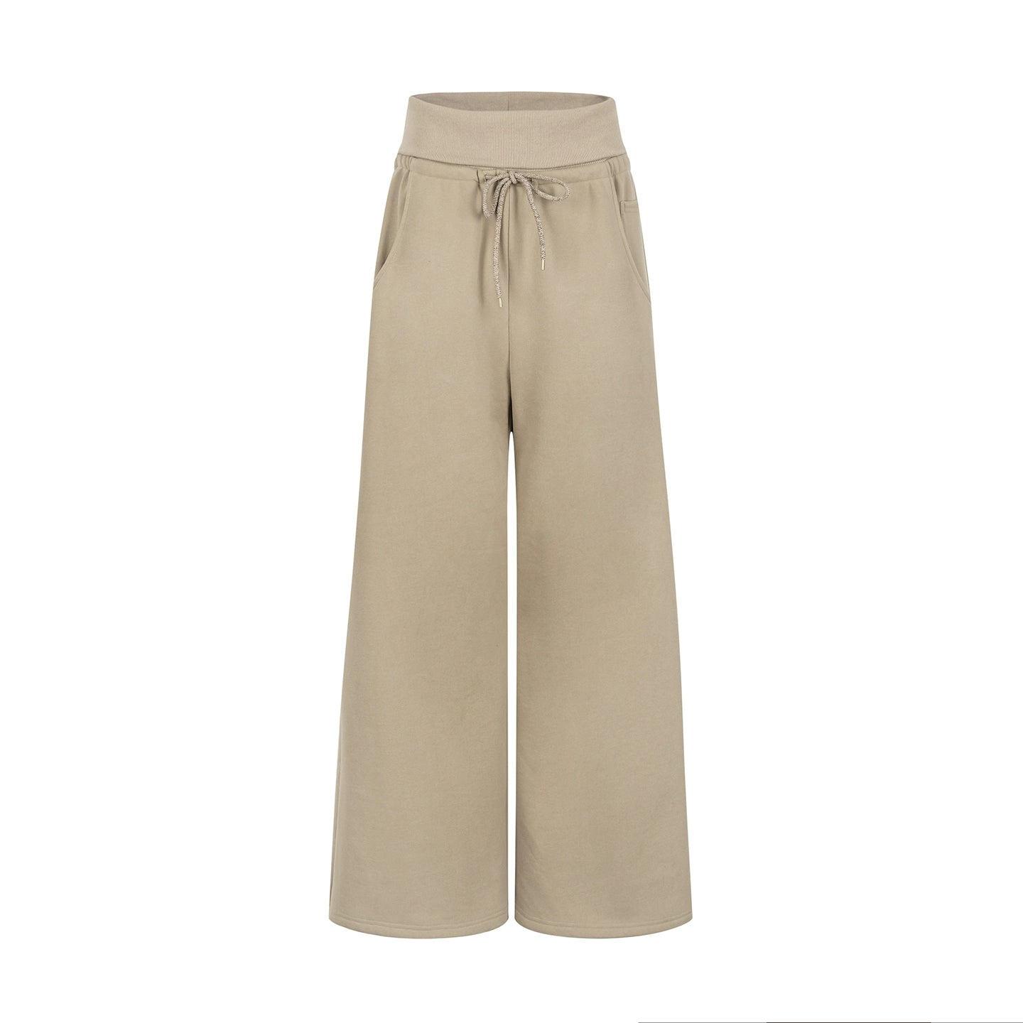 Simple Gray Fleece Sweatpants