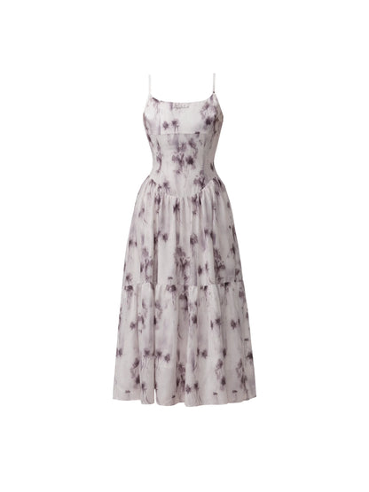 Rain Smudge Rose Dress