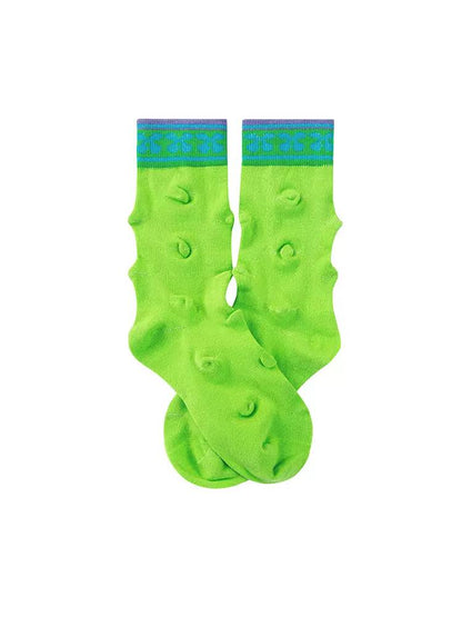 3D bubble thorn socks