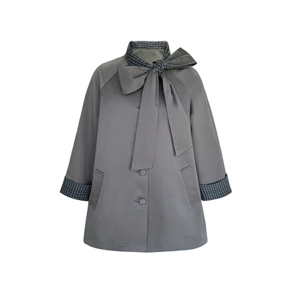 Sweet Bow Trench Coat