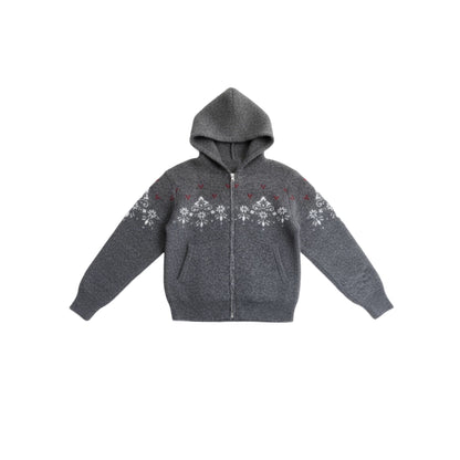 Frosting Jacquard Strickjacken-Set