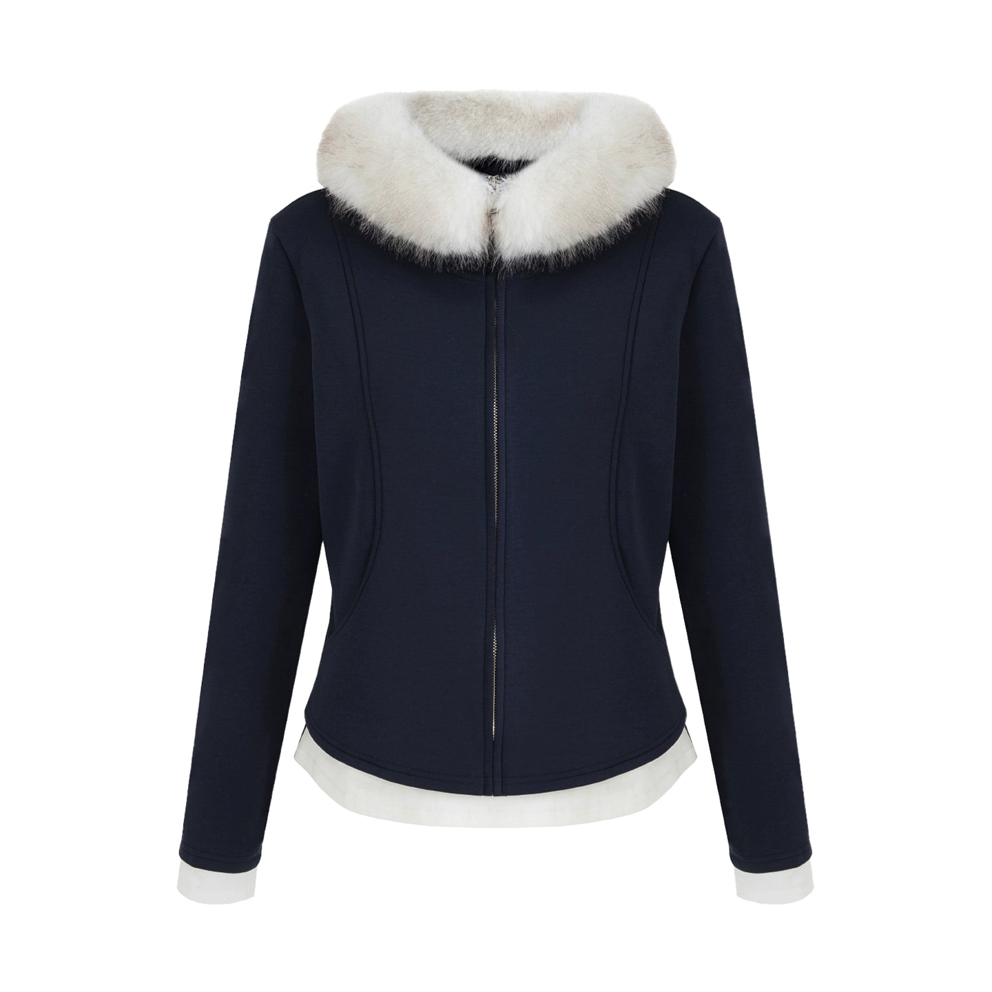 Fur Collar Jacket Set-Up