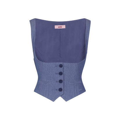 Slim Fit Blazer Vest