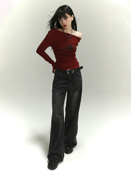 American Vintage Wide-Leg Jeans Pants