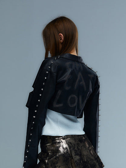 Punk rock short jacket