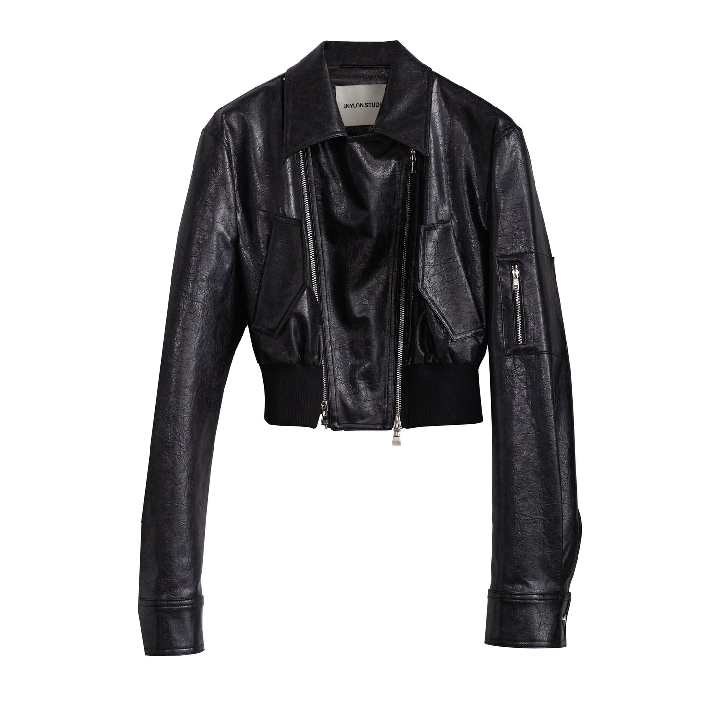 Ultra Cropped Biker Short Jacket