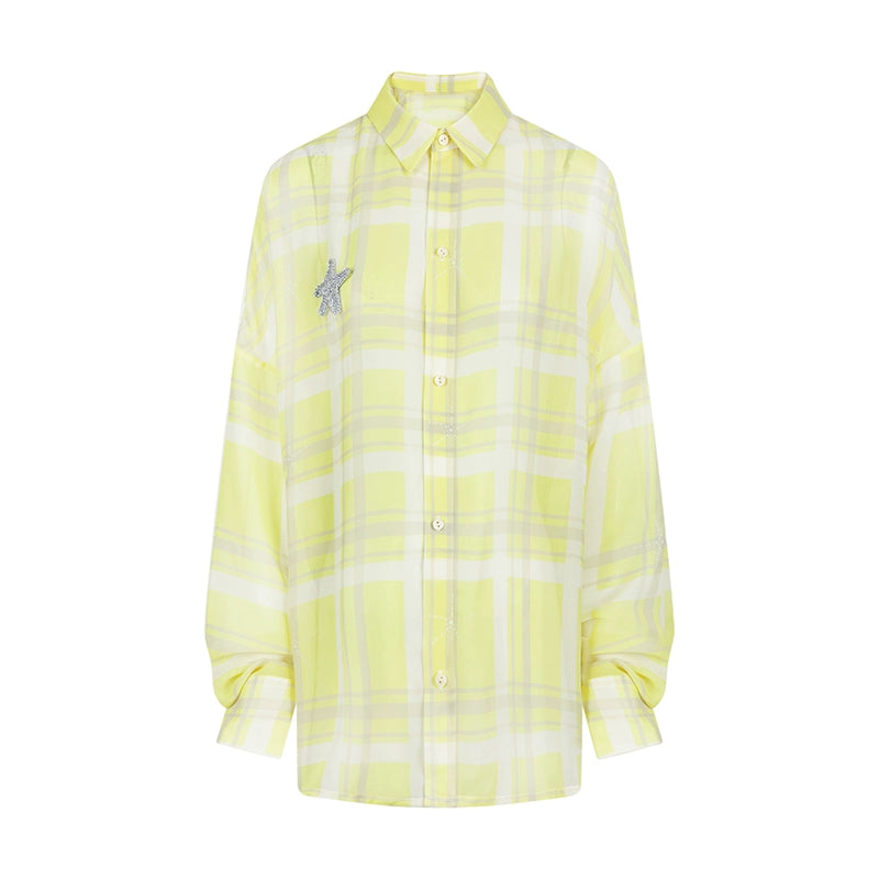 Sweet Checkered Shirt Jacket