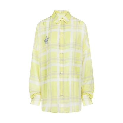 Sweet Checkered Shirt Jacket